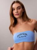Blue Bandeau Bralette - Heritage Classic Cotton  Women