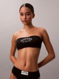 Black Bandeau Bralette - Heritage Classic Cotton  Women