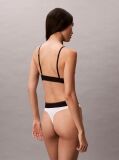 Black Unlined Bralette - Graphic Monogram Microfibre Stretch  Women