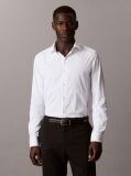 Alb Camasa Slim Fit Din Material Tehnic Active Performance  Barbati
