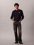 Blue Long Sleeve Waffle T-shirt  Men