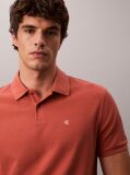Brown Cotton Piqué Polo Shirt  Men