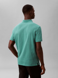 Green Cotton Piqué Polo Shirt  Men