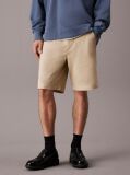 Beige Soft Twill Chino Shorts  Men