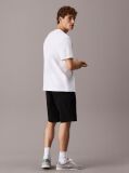 Black Soft Twill Chino Shorts  Men