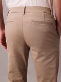 Kaki Pantaloni Slim Din Bumbac Elastic  Barbati