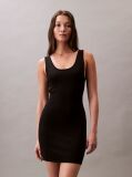 Black Cross Back Mini Dress  Women