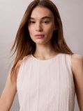 Pink Sheer Stripe Crinkle Maxi Dress  Women