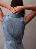 Denim Rochie Mini Denim Fara Maneci  Femei