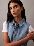 Denim Rochie Mini Denim Fara Maneci  Femei