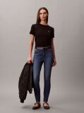 Negru Tricou Cu Monograma  Femei