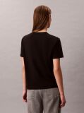 Negru Tricou Cu Logo Monograma  Femei