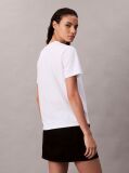 Alb Tricou Cu Logo Monograma  Femei