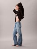 Denim Blugi Drepti Stil Anii 90  Femei