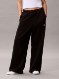 Negru Pantaloni Joggeri Din Bumbac Terry  Femei