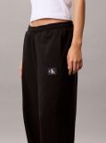 Negru Pantaloni Joggeri Din Bumbac Terry  Femei