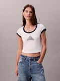 White Short Sleeve T-Shirt  Women