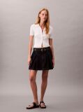 Denim Pleated Denim Skirt  Women