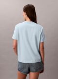 Albastru Tricou Cu Maneca Scurta  Femei