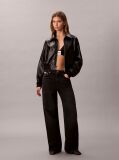 Negru Blugi Cu Croiala Wide Leg  Femei