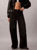 Negru Blugi Cu Croiala Wide Leg  Femei
