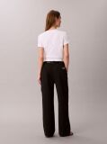 Black Relaxed Cotton Twill Cargo Pants  Women