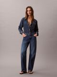 Denim Blugi Cu Croiala Dreapta Stil Anii ’90  Femei