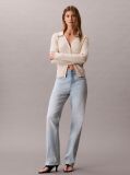 Denim Blugi Drepti Cu Talie Inalta  Femei