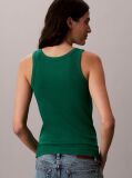 Verde Maiou Slim Din Bumbac Reiat  Femei