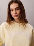 Yellow Varsity Logo Sweatshirt  Women