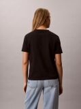 Black Monogram Appliqué T-shirt  Women