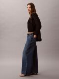 Denim Blugi Cu Croiala Wide Leg  Femei