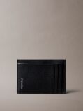 Negru Portcard Vertical Din Piele  Barbati