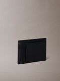 Negru Portcard Vertical Din Piele  Barbati