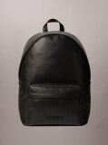 Negru Rucsac Din Canvas Imprimat Cu Emblema Logo  Barbati