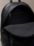 Negru Rucsac Din Canvas Imprimat Cu Emblema Logo  Barbati