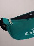 Verde Geanta Tip Banana Crossbody Din Material Textil Cu Logo Grafic  Barbati