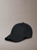 Negru Sapca Baseball Din Canvas Cu Emblema Logo  Barbati