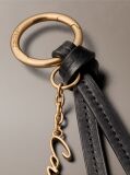Negru Accesoriu Pentru Geanta Cu Franjuri Inodate Si Logo  Femei