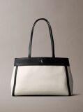Alb Geanta Tote Din Bumbac Canvas  Femei