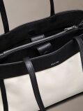 Alb Geanta Tote Din Bumbac Canvas  Femei