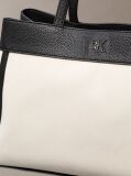 Alb Geanta Tote Din Bumbac Canvas  Femei
