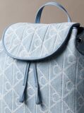 Denim Rucsac Din Denim Cu Logo Jacquard  Femei