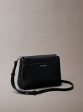 Negru Geanta Crossbody Din Piele Granulata  Femei