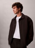 Alb Tricou Slim Din Piqué Elastic Cu Maneca Scurta  Barbati
