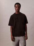 Negru Tricou Cu Maneca Scurta  Barbati