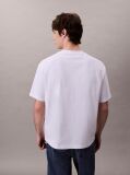Alb Tricou Cu Maneca Scurta  Barbati
