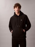 Black Premium Fleece Relaxed Hoodie  Men