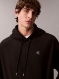 Black Premium Fleece Relaxed Hoodie  Men