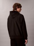 Black Premium Fleece Relaxed Hoodie  Men